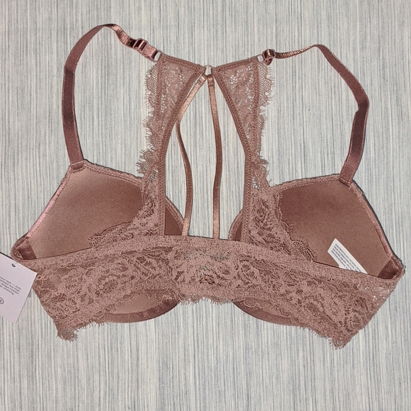 Rose Pink Race Back Bra - Picture 2 of 4